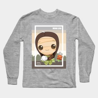 Arty-Plantee Mona Lisa Long Sleeve T-Shirt